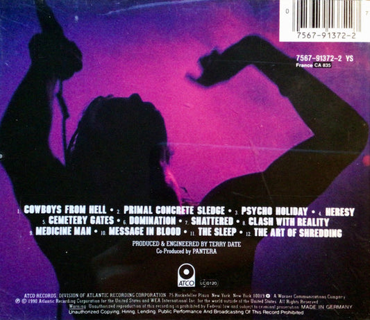 Cd Pantera – Cowboys From Hell