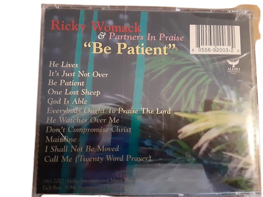 Cd Ricky Womack & Partners In Praise – Be Patient