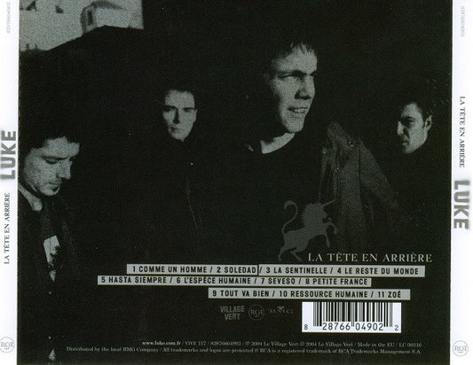 Cd Luke  – La Tête En Arrière