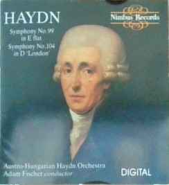 Cd Joseph Haydn - Austro-Hungarian Haydn Orchestra, Adam Fischer – Symphony No.99 In E Flat / Symphony No.104 In D 'London' 083630523022