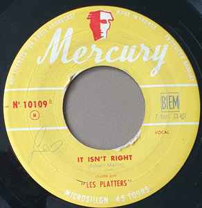 SP The Platters - You’ll Never, Never Know / It Isn’t Right