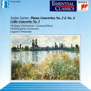 Cd Saint-Saëns, Philippe Entremont • Leonard Rose, Philadelphia Orchestra, Eugene Ormandy – Piano Concertos Nos. 2 & 4 / Cello Concerto No. 1