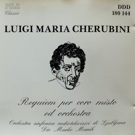 Cd Luigi Maria Cherubini – Requiem Per Coro Misto Ed Orchestra 036244801448