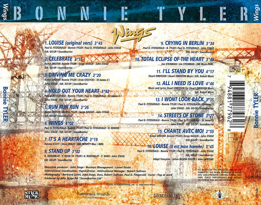 Cd Bonnie Tyler – Wings