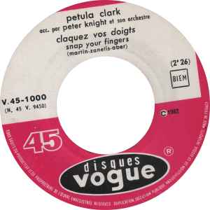 SP Petula Clark – Chariot / Claquez Vos Doigts