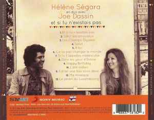 Cd Hélène Ségara En Duo Avec Joe Dassin – Et Si Tu N'Existais Pas