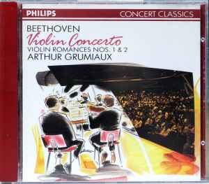 Cd Beethoven, Arthur Grumiaux – Violin Concerto / Violin Romances Nos. 1 & 2