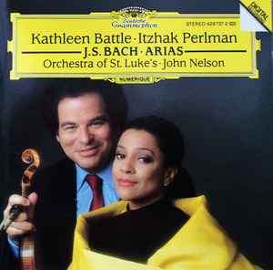 Cd J.S. Bach, Kathleen Battle, Itzhak Perlman, Orchestra Of St. Luke's, John Nelson – Arias 028942973725