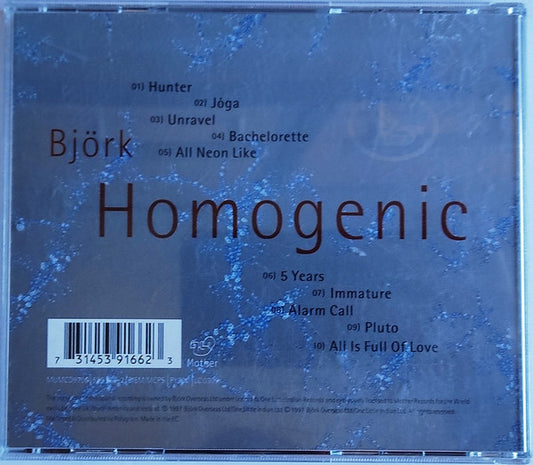 Cd Björk – Homogenic