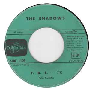 SP The Shadows - Man Of Mystery /  F.B.I