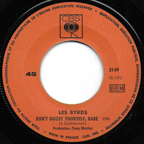 SP Les Byrds – Turn ! Turn ! Turn ! - Don't Doubt Yourself, Babe