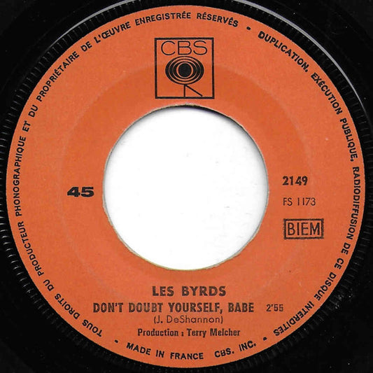 SP Les Byrds – Turn ! Turn ! Turn ! - Don't Doubt Yourself, Babe