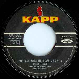 SP Louis Armstrong et les All Stars – Your Are Woman, I Am Man -It's Been A Long, Long Time