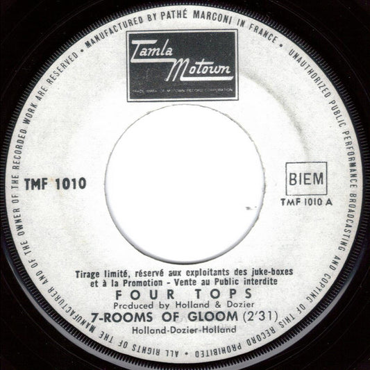 SP Four Tops – 7-Rooms Of Gloom / Is There Anything That I Can Do