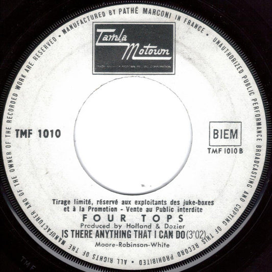 SP Four Tops – 7-Rooms Of Gloom / Is There Anything That I Can Do