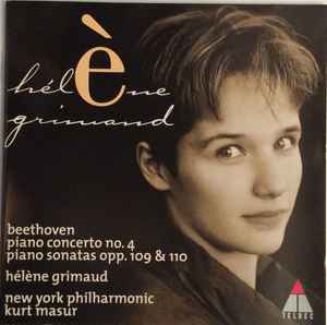 Cd Hélène Grimaud / Masur / New York Philharmonic, Beethoven – Piano Concerto No. 4 • Piano Sonatas Opp.109 & 110