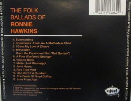 Cd Ronnie Hawkins – The Folk Ballads Of Ronnie Hawkins