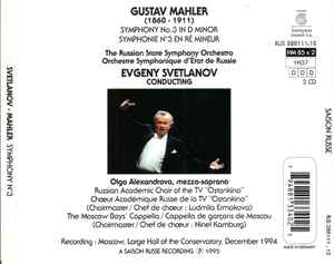 Cd Svetlanov , Mahler – Symphony No.3