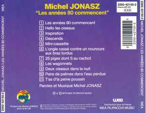 Cd Michel Jonasz – Les Années 80 Commencent