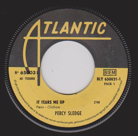 SP Percy Sledge – It Tears Me Up