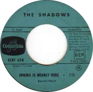 SP The Shadows -Atlantis - Spring Is Nearly Here