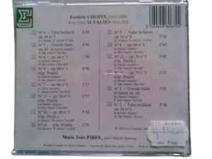 Cd Chopin - Maria João Pires – Valses, Numeros 1-14