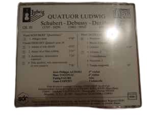 Cd Quatuor Ludwig - Schubert - Debussy - Dutilleux - Quatuors À Cordes