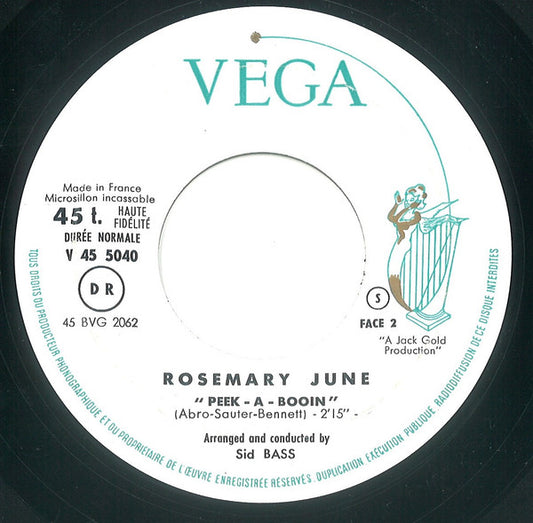 SP Rosemary June – "I'll Be With You" In Apple Blossom Time / "Peek - A - Booin"