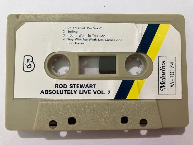 Cassette Audio Rod Stewart Absolutely Live Vol 2