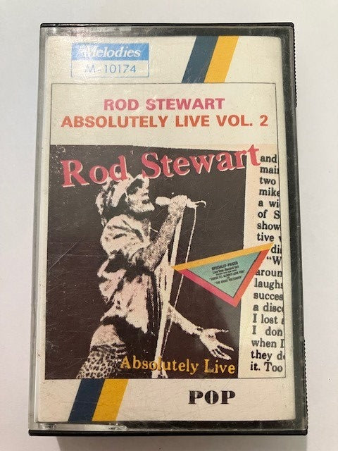 Cassette Audio Rod Stewart Absolutely Live Vol 2