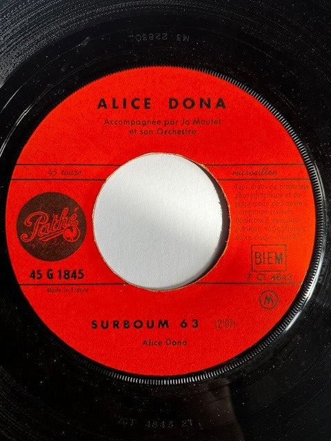 SP Alice Dona – Surboum 63 / Les Garçons