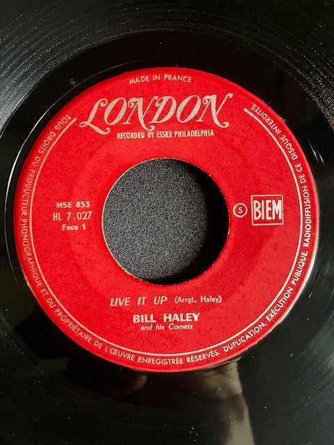 SP Bill Haley And His Comets - Live It Up / Farewell, So Long Good Bye