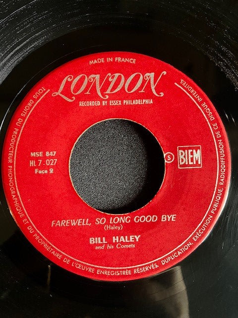 SP Bill Haley And His Comets - Live It Up / Farewell, So Long Good Bye