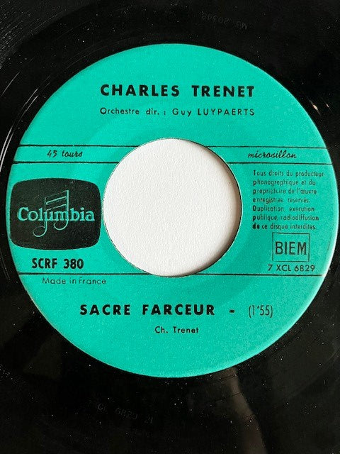 SP Charles Trenet Sacre Farceur - La Bonne Planète