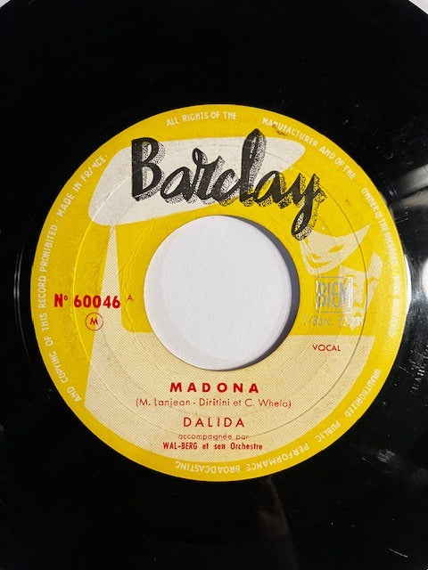 Sp Dalida – Madona - Guitare Flamenco