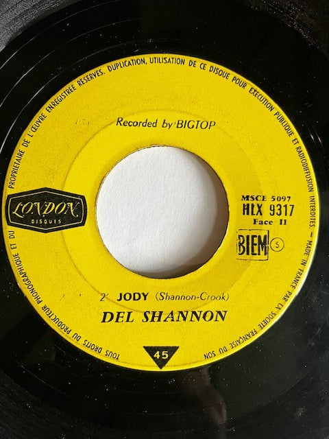 SP Del Shannon – Runaway / Jody