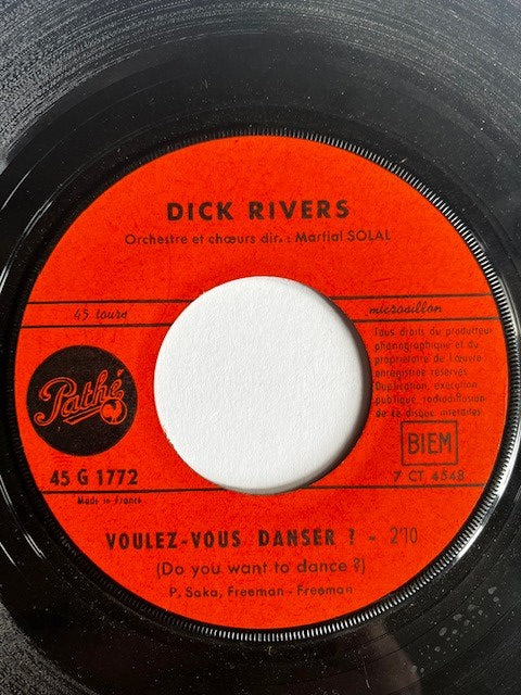 SP Dick Rivers - Je rentre tout seul / voulez-vous danser ? 