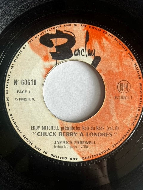 SP Eddy Mitchell Présente Chuck Berry – « Chuck Berry A Londres » 