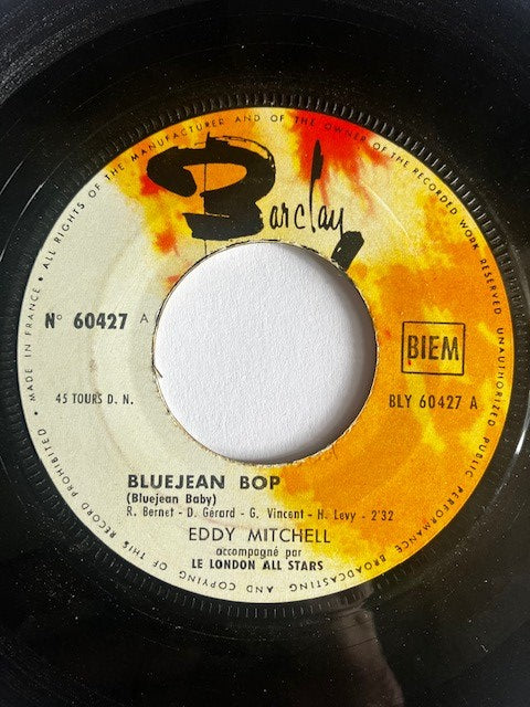 SP Eddy Mitchell – Bluejean Bop -Comment Vas-Tu Mentir