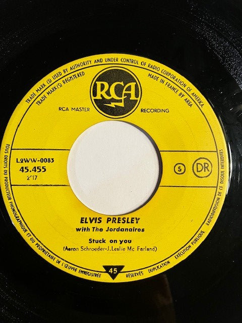 Sp Elvis Presley With The Jordanaires – Stuck On You / Fame And Fortune
