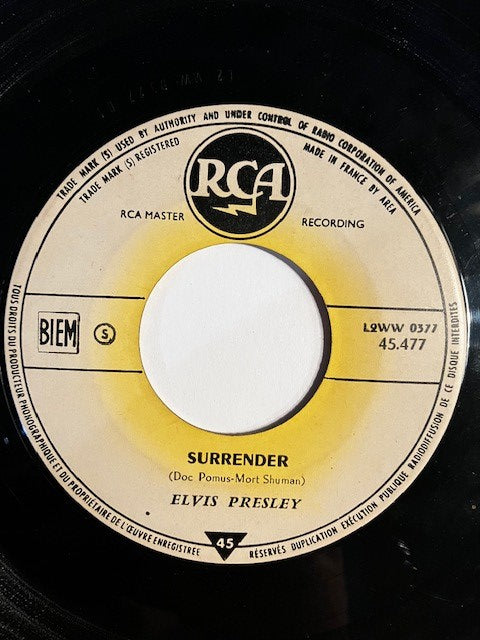 Sp Elvis Presley – Surrender / Lonely Man