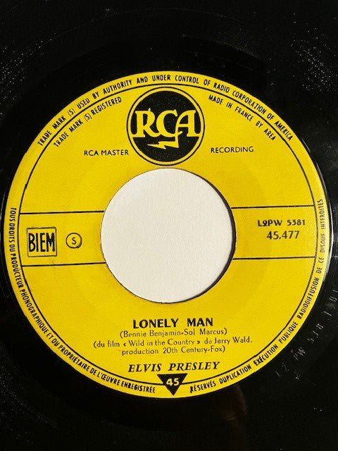 Sp Elvis Presley – Surrender / Lonely Man