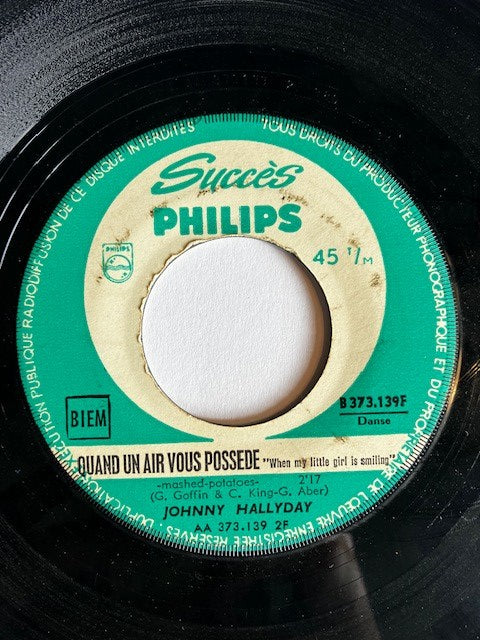 SP Johnny Hallyday – Quand Un Air Vous Possède - Parc’que J’ai Revu Linda