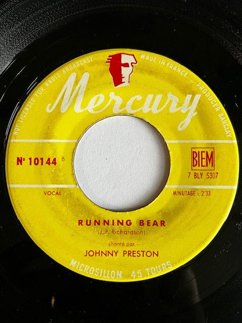 SP Johnny Perston - My Heart Knows - Running Bear 