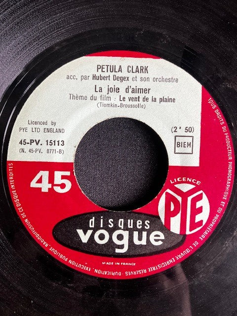 SP Petula Clark - Garde Moi La Dernière Danse - La Joie D'Aimer