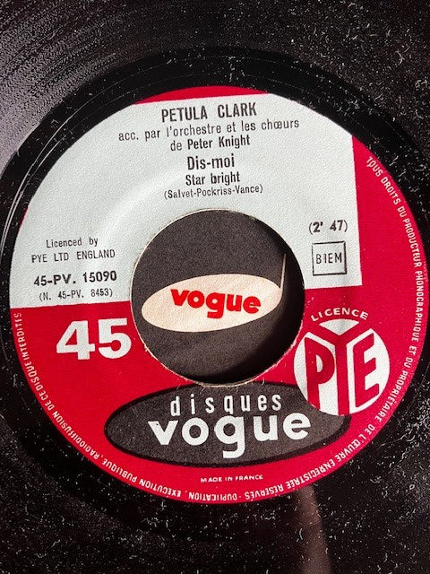 SP Petula Clark - Que Voulez-Vous De Plus - Dis-Moi
