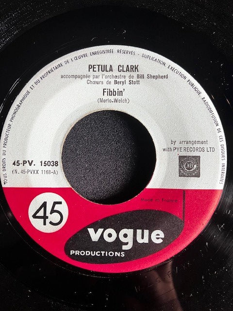 SP Petula Clark – Fibbin' / I Wish I Knew 