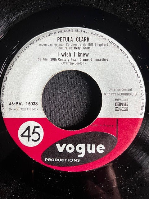 SP Petula Clark – Fibbin' / I Wish I Knew 