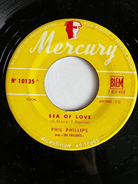 SP Phil Phillips With The Twilights - Sea Of Love /  Juella