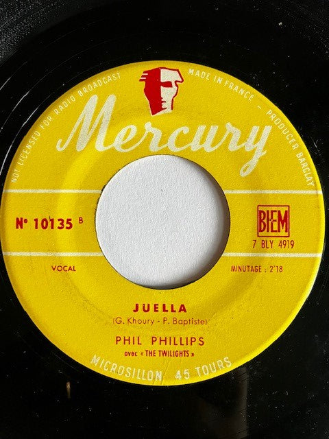 SP Phil Phillips With The Twilights - Sea Of Love /  Juella